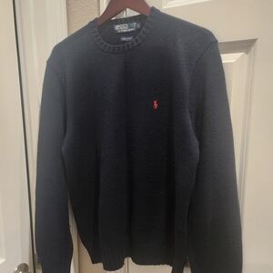 Polo by Ralph Lauren Men's Dark Blue Crewneck Sweater